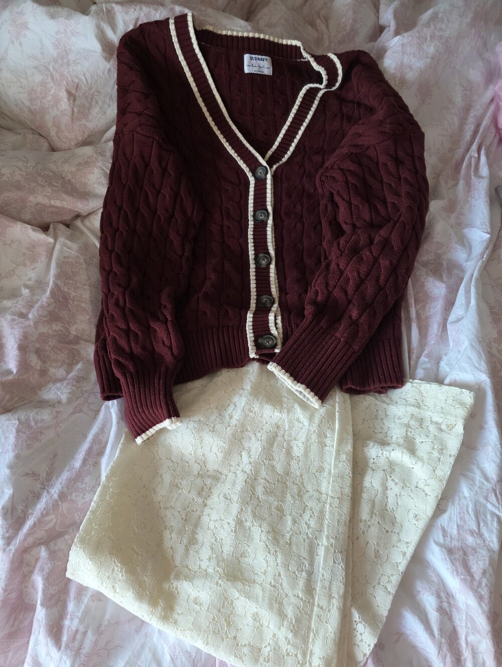 Cardigan And Skirt Bundle